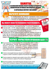 Памятка о безопасной покупке лекарственных препаратов, биологически активных или пищевых добавок в зарубежных интернет-магазинах