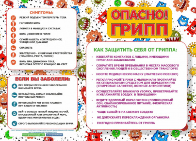 Опасно! Грипп!